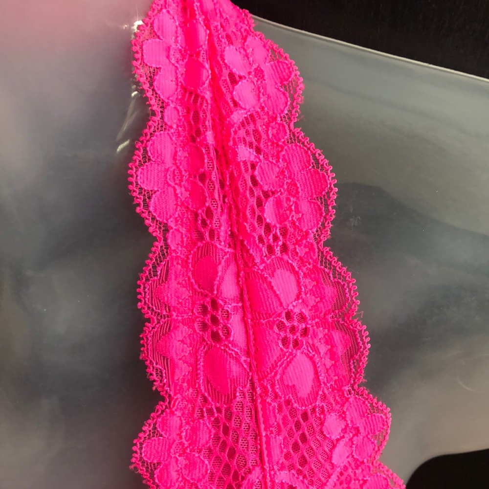 Free People Barbie Pink lace halter top 💕 - Picture 3 of 6